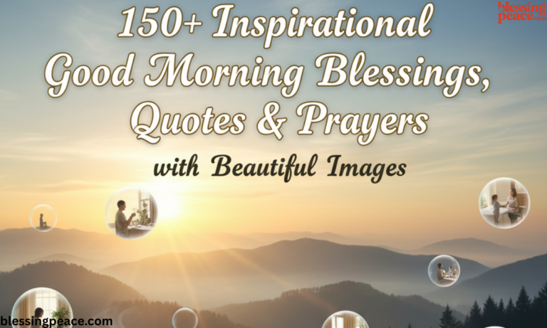 150+ Inspirational Good Morning Blessings, Quotes & Prayers with Beautiful Images