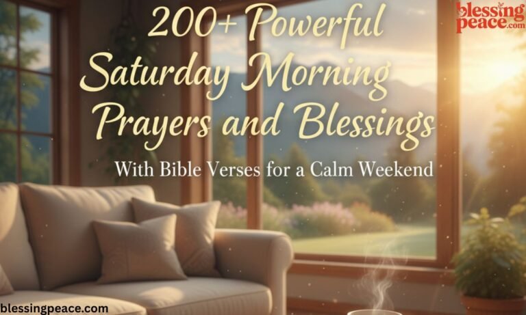 200+ Powerful Saturday Morning Prayers and Blessings With Bible Verses for a Calm Weekend