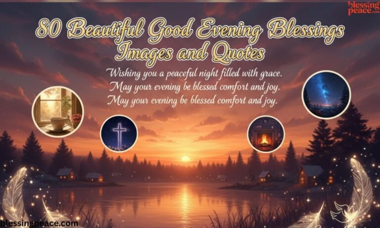 80 Beautiful Good Evening Blessings Images and Quotes