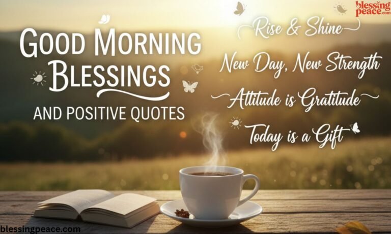 Good Morning Blessings and Positive Quotes to Brighten Your Day