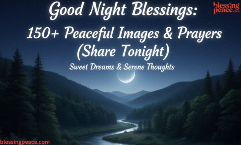 Good Night Blessings 150+ Peaceful Images & Prayers (Share Tonight)