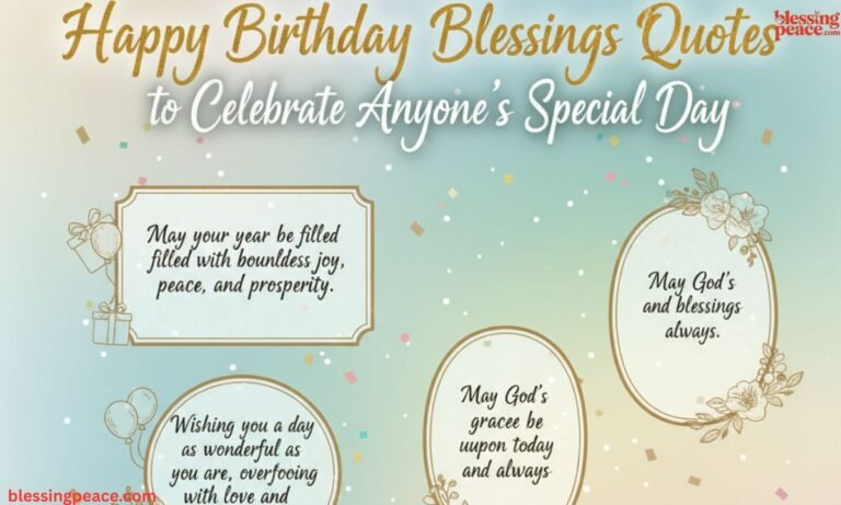 Happy Birthday Blessings Quotes to Celebrate Anyone’s Special Day
