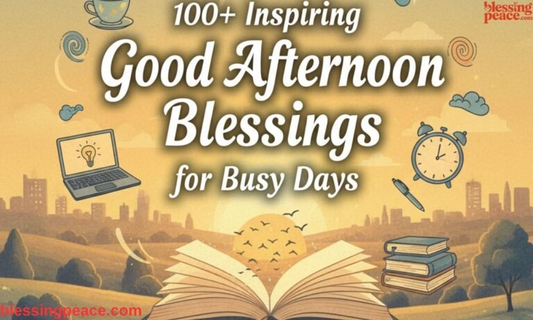 100+ Inspiring Good Afternoon Blessings for Busy Days