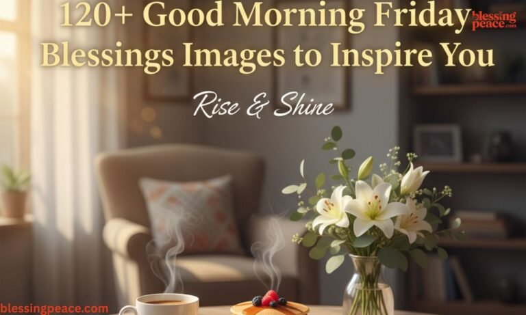 120+ Good Morning Friday Blessings Images to Inspire You
