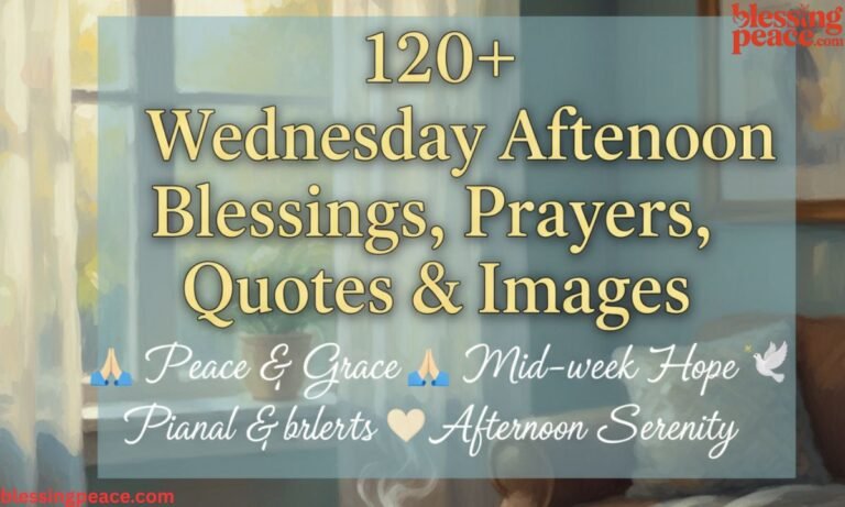 120+ Wednesday Afternoon Blessings, Prayers, Quotes & Images