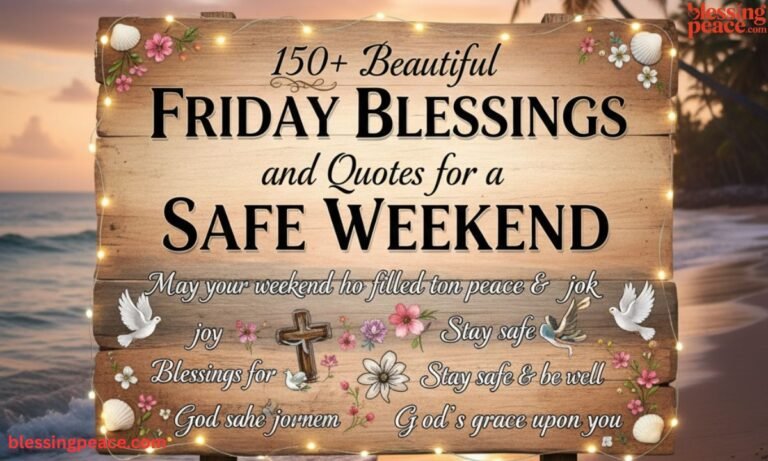 150+ Beautiful Friday Blessings and Quotes for a Safe Weekend