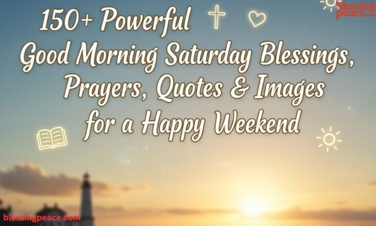 150+ Powerful Good Morning Saturday Blessings, Prayers, Quotes & Images for a Happy Weekend