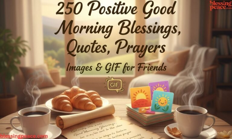 250 Positive Good Morning Blessings, Quotes, Prayers, Images & GIF for Friends