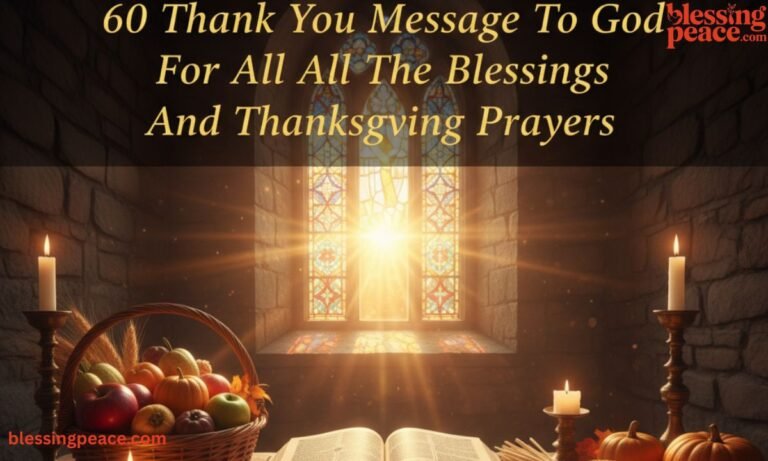 60 Thank You Message To God For All The Blessings And Thanksgiving Prayers