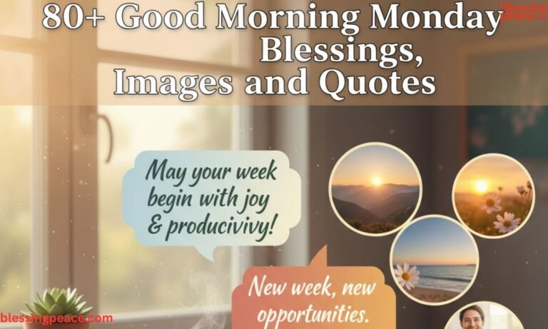 80+ Good Morning Monday Blessings, Images and Quotes