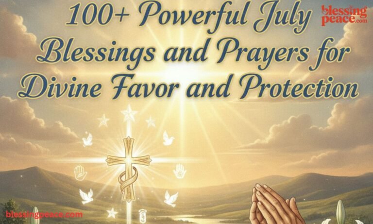 100+ Powerful July Blessings and Prayers for Divine Favor and Protection
