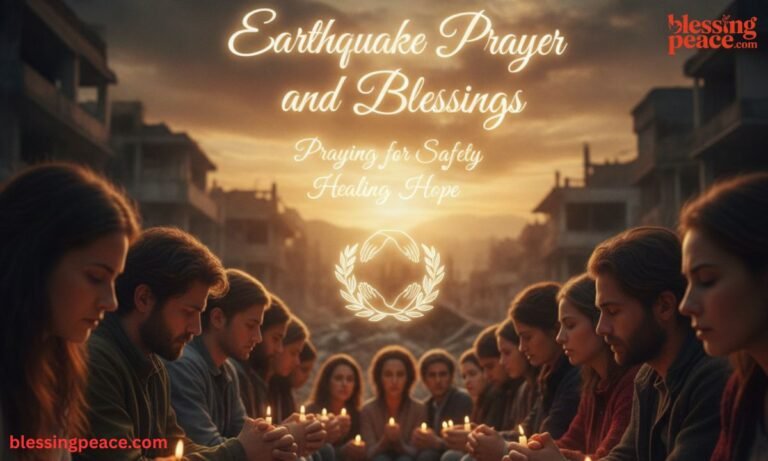 Earthquake Prayer and Blessings Praying for Safety, Healing, and Hope