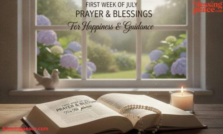First Week of July Prayer and Blessings for Happiness and Guidance