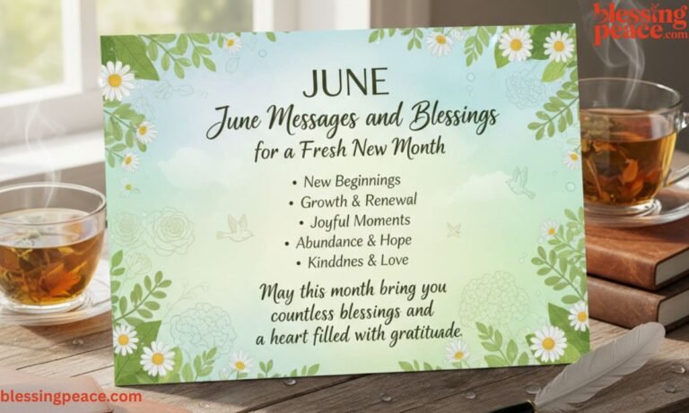 June Messages and Blessings for a Fresh New Month