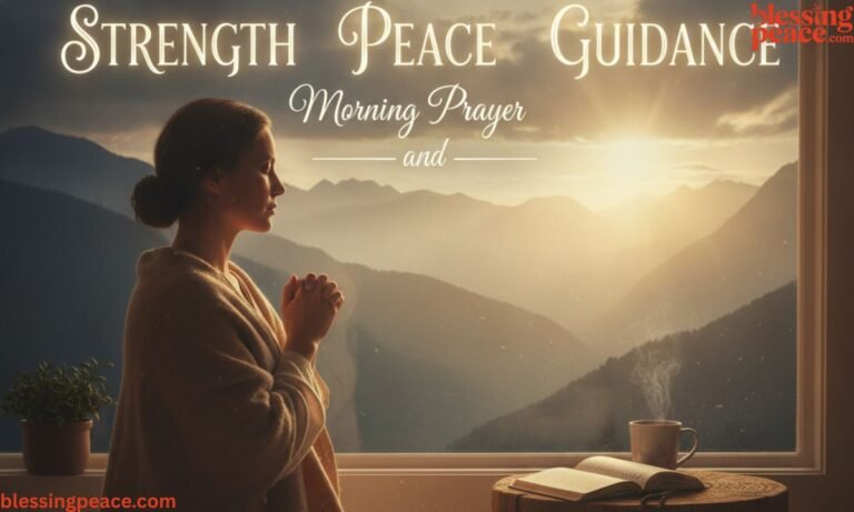 Morning Prayer for Strength, Peace and Guidance